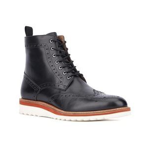 Vintage Foundry Co. Men's Parker Almond Toe Boots, Black, 13